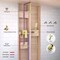 Kibi Cube Pressure Balanced Ceiling Mounted 3-Function Shower System with Rough In Valve - Brushed Gold KSF413BG - alternate 9